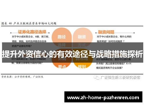 提升外资信心的有效途径与战略措施探析 提升外资信心的有效途径与战略措施探析
